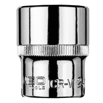 Hexagonal socket 1/2", 24 mm