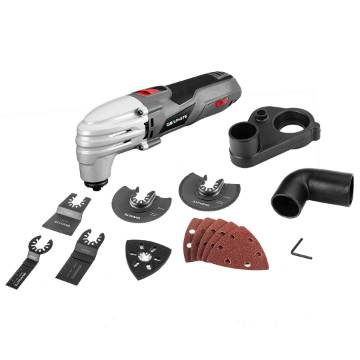 Multifunction tool 250W, oscillation rate 15000-21000 min-1, case