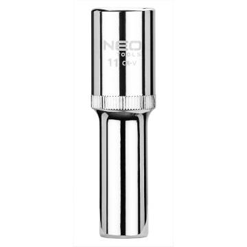 Long socket 1/2", 11 mm, 12 points