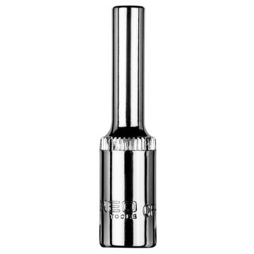 Long hexagonal socket 1/4", 4 mm