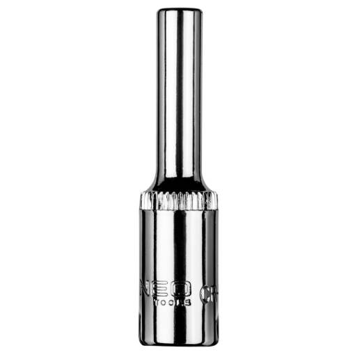 Long hexagonal socket 1/4", 4 mm