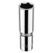 Long hexagonal socket 1/2", 17 mm