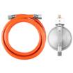 Gas pressure regulator and 1.5 m hose, for Polish market, G16, for 15 kW and 30 kW cylinders