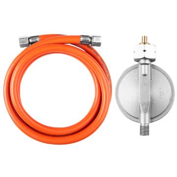 Gas pressure regulator and 1.5 m hose, for Polish market, G16, for 15 kW and 30 kW cylinders