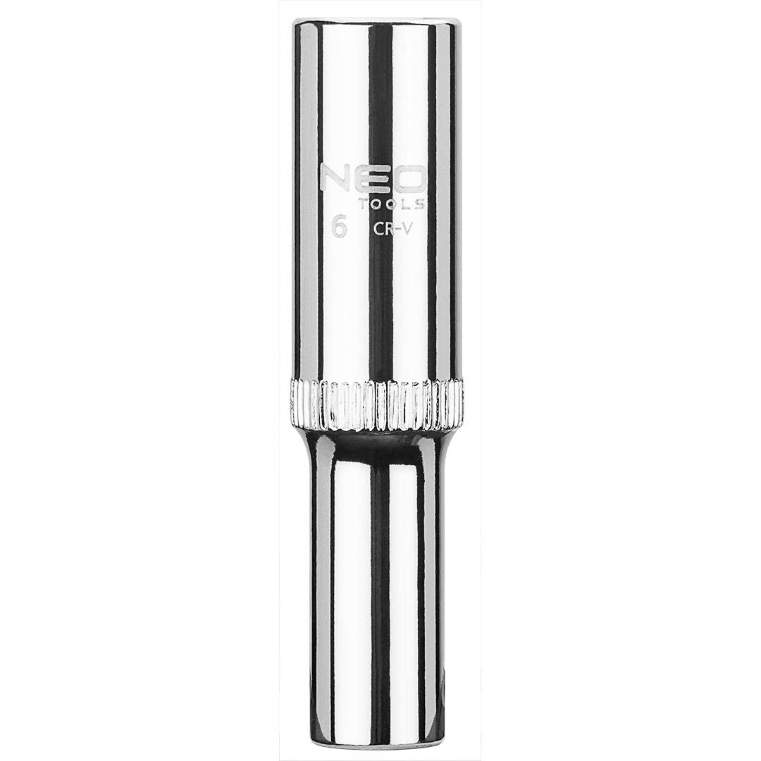 Deep socket 1/4", 6 mm, superlock