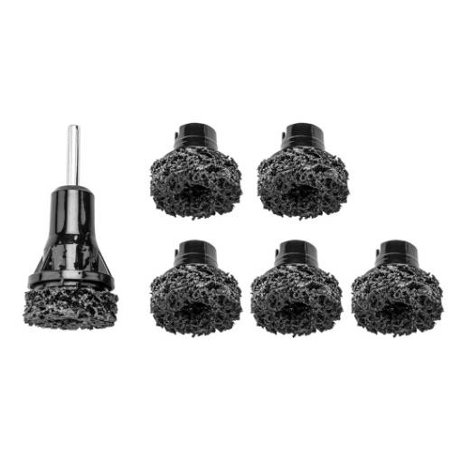 Hub cleaning wheels, set of 6 pcs.
