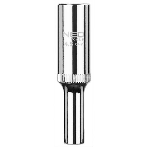 Deep socket 1/4", 4,5 mm, superlock