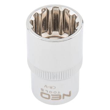 Spline socket 1/2", 9mm