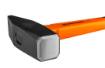 Machinist's hammer 1000 g, fiberglass handle,  bimaterial
