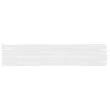 EXTREME cable ties 7.6 x 500 mm, white, 50 pcs