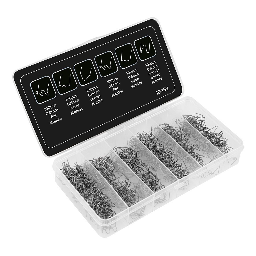 Plastic staples set 600 pcs.