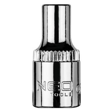 Hexagonal socket 1/4", 4 mm