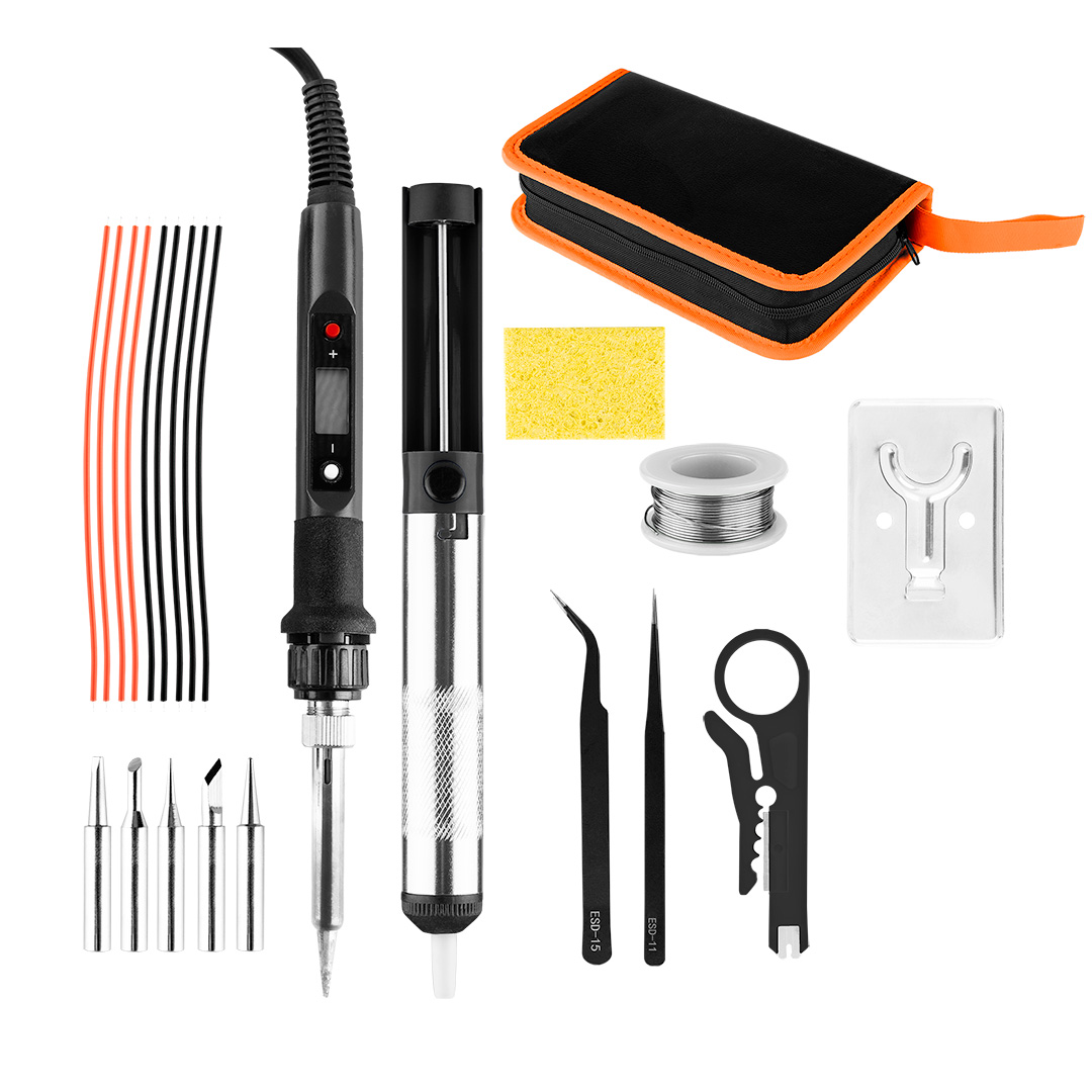 Precision soldering iron 80W set of 16 el.