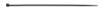 EXTREME cable ties 2.5 x 150 mm, black, 100 pcs