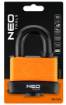 Waterproof padlock, laminated rubber cover. 65mm