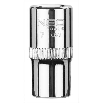 Socket 1/4", 7 mm, superlock