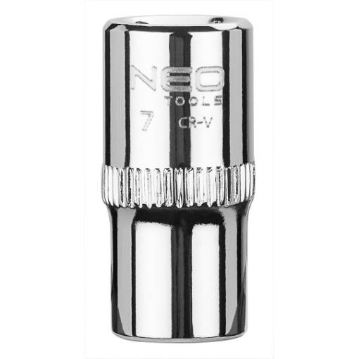 Socket 1/4", 7 mm, superlock