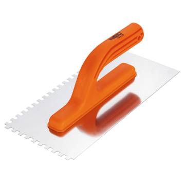 Notched float, 270 x 125 mm, 6 x 6 x 6 mm, plastic handle