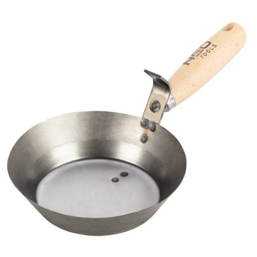 Masonry scoop, 170 mm, wooden handle