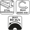 Cutting wheel, corundum for metal/INOX 230 x 2.5 x 22.2 mm, 41 A30-S-BF