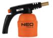 Gas soldering lamp for 190 g cartridges + 4 cartridge gas cartridges