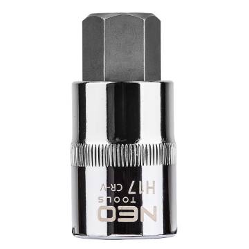 Socket bit hex 1/2'' H17, 55mm