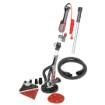 Plaster sander 710W, 215 mm, round and triangular foot, torch