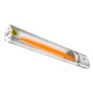 Infrared heater 2000W, IP55, heating element golden halogen lamp, remote control, power regulation 2 levels