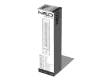 Infrared heater 2000W, IP55, heating element golden halogen lamp, remote control, power regulation 2 levels