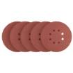 Velcro sanding discs 150 mm, P150, 5 pcs, with 8 holes