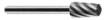 HSS cutter bullet 6.0 mm, shank 3.2 mm, 2 pcs.