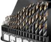 HSS-CNC metal drill bits, 124°, "Pro-Tec", 1.0-10.0 mm, set of 19 pcs.