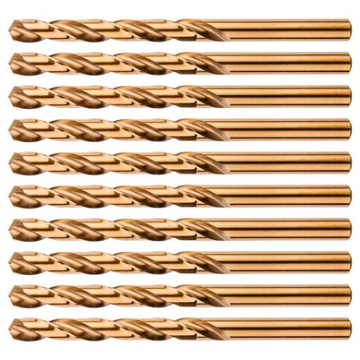 HSS-Co 7.0 mm metal drill bits, 10 pcs.
