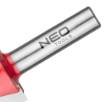 Long U-groove cutter, TCT, 25.4x22.5 mm, shank 8mm