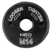 Quick-action nut for angle grinder, M14