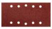 Velcro-backed sanding paper 115 x 230 mm, P40, 5 pcs, with 10 holes