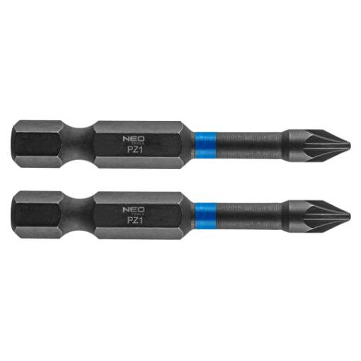 Impact bits PZ1 x 50 mm, 2 pcs.