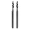 HSS router bit 1.4 mm cone, shank 3.2 mm, 2 pcs.