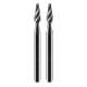 HSS router bit 1.4 mm cone, shank 3.2 mm, 2 pcs.