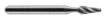 HSS router bit 1.4 mm cone, shank 3.2 mm, 2 pcs.