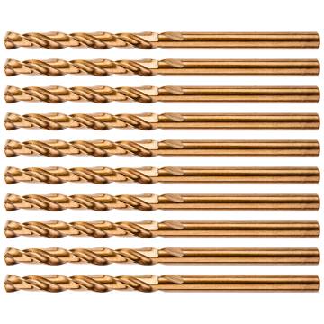 HSS-Co metal drill bits 2.5 mm, 10 pcs.