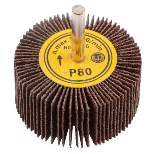 Flap wheel, 60 x 30 mm, K80