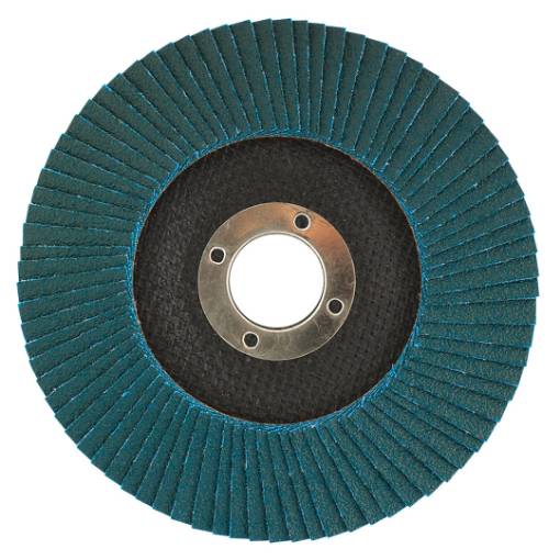 Flap wheel 125 x 22.2 mm, K40, zirconia