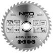Saw blade, widia, 235 x 30 mm, 40 teeth