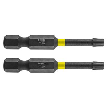 Impact bits TX20 x 50 mm, 2 pcs.