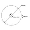 Metal cutting-off wheel 125 x 1.0 x 22.2 mm, 41 A60-R-BF, INOX