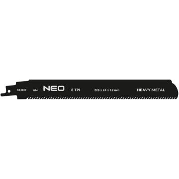 Sabre saw blade, HM, 228 x 24 x 1.2 mm, 8TPI