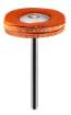 Accessories for mini sander, polishing brushes, felts, set of 12.