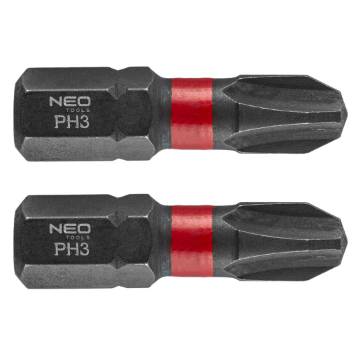 Impact bits PH3 x 25 mm, 2 pcs.