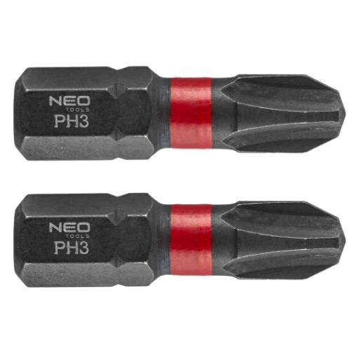 Impact bits PH3 x 25 mm, 2 pcs.